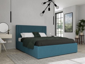 Łóżko tapicerowane z pojemnikiem GENUA | Slim