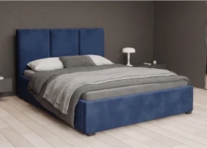 Łóżko tapicerowane z pojemnikiem COSENZA | Slim