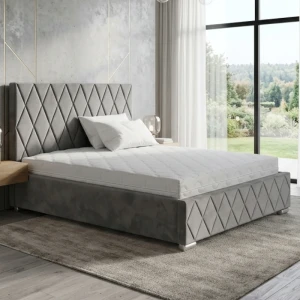 Łóżko 120x200 Tapicerowane Loano + Pojemnik | Riviera 80 | Outlet P4