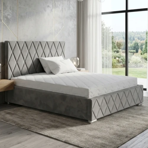 Łóżko 120x200 Tapicerowane Loano + Pojemnik | Riviera 80 | Outlet P4