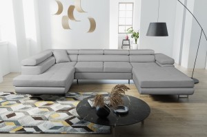 Sofa Narożnik  Gela Rozkładana Z Funkcją Spania I Pojemnikiem 