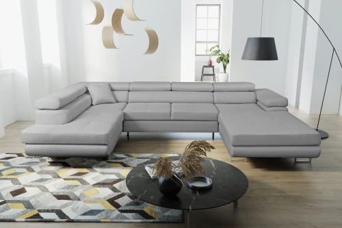 Sofa Narożnik  Gela Rozkładana Z Funkcją Spania I Pojemnikiem 