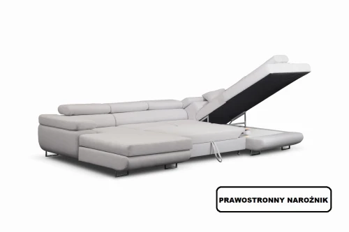 Sofa Narożnik  Gela Rozkładana Z Funkcją Spania I Pojemnikiem 