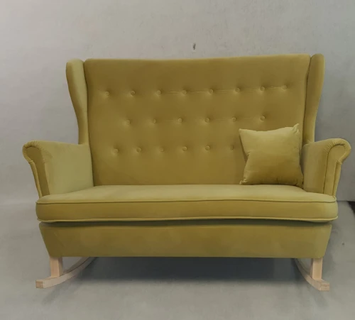 Sofa Skandynawska Uszak 2-Osobowa - Kolory I Tkaniny Do Wyboru 