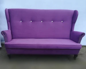 Sofa Skandynawska Uszak 2-Osobowa - Kolory I Tkaniny Do Wyboru 