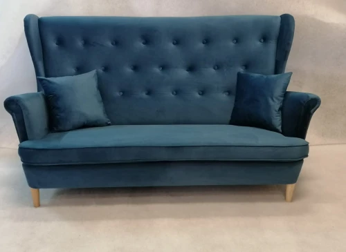 Sofa Skandynawska Uszak 3-Osobowa - Kolory I Tkaniny Do Wyboru 