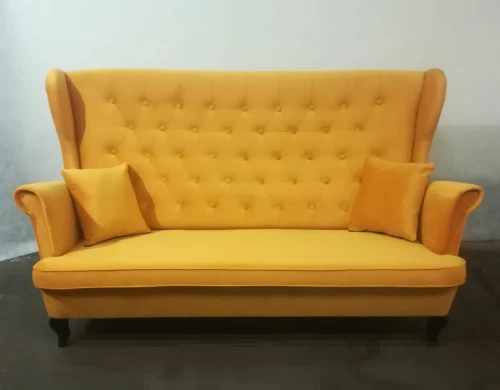 Sofa Skandynawska Uszak 3-Osobowa - Kolory I Tkaniny Do Wyboru 