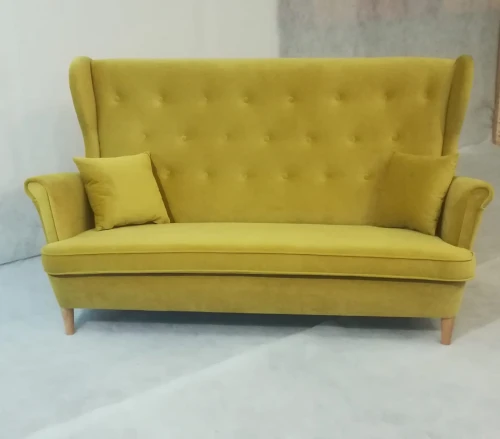 Sofa Skandynawska Uszak 3-Osobowa - Kolory I Tkaniny Do Wyboru 