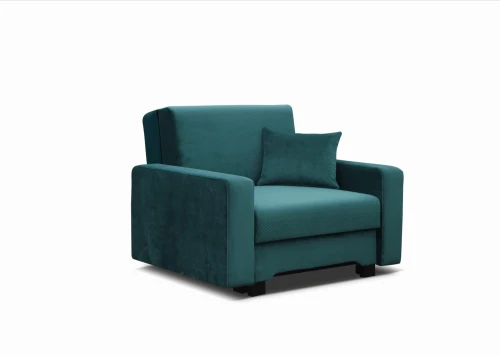 Sofa Fotel Rozkładany Z Funkcją Spania Lux 1 - Kolory I Tkaniny Do Wyboru 
