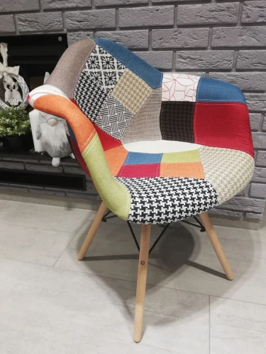 Krzesło Tapicerowane Patchwork Big 018 Dostawa 0Zł