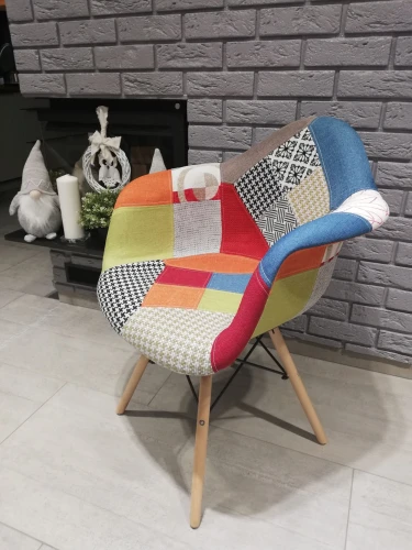 Krzesło Tapicerowane Patchwork Big 018 Dostawa 0Zł