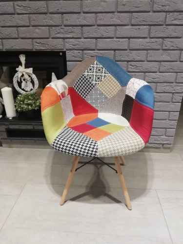 Krzesło Tapicerowane Patchwork Big 018 Dostawa 0Zł