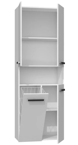 SZAFKA ŁAZIENKOWA NEL DK 1K 60CM - BIEL MAT
