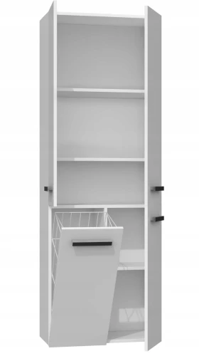 SZAFKA ŁAZIENKOWA NEL DD 1K 60CM - BIEL MAT