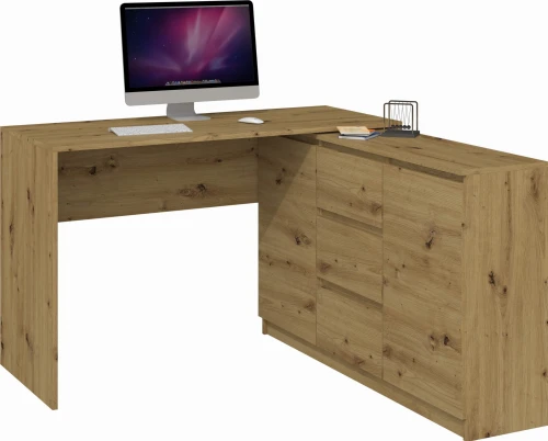 KOMODA 2D3S 120 - DĄB ARTISAN