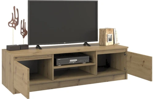 STOLIK RTV MALWA 120 - DĄB ARTISAN